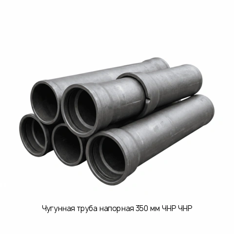 Чугунная труба напорная 350 мм ЧНР ЧНР ГОСТ 9583-75