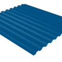 Профнастил С21 синий RAL 5005 0,3 мм