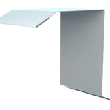 Планка торцевая 90х100х2000 оцинкованное покрытие