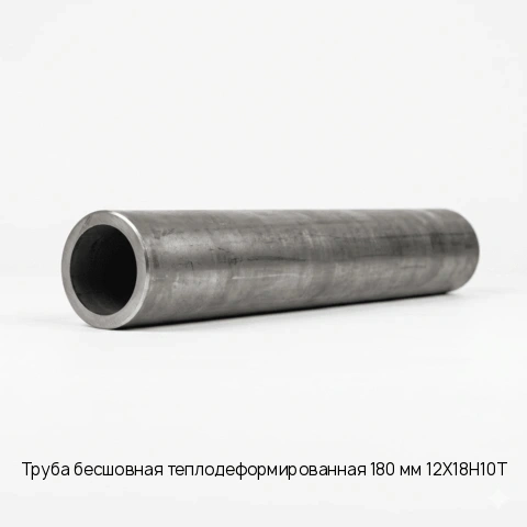 Труба бесшовная теплодеформированная 180 мм 12Х18Н10Т длина 6 м ГОСТ 9941-81
