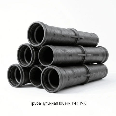 Труба чугунная 100 мм ТЧК ТЧК длина 2 м ГОСТ 6942-98