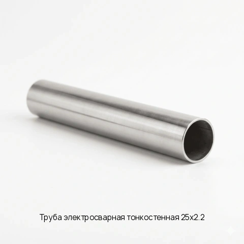 Труба электросварная тонкостенная 25х2.2 длина 6 м ГОСТ 8734-75