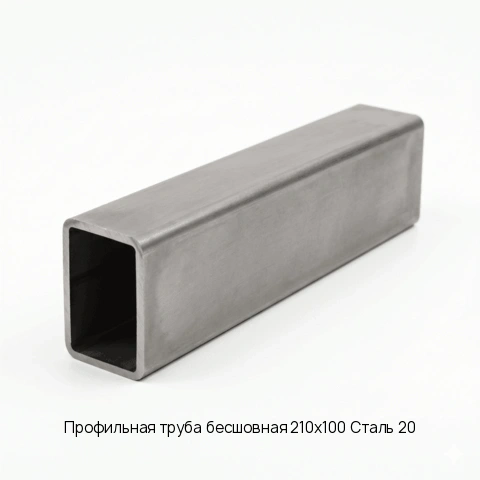 Профильная труба бесшовная 210х100 Сталь 20 длина 6 м ГОСТ 8645-68
