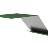 Планка карнизная 75х70х2000 RAL 6005 полимерное покрытие