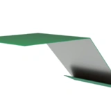 Планка карнизная 75х70х2000 RAL 6029 (мятно-зеленый) полимерное покрытие
