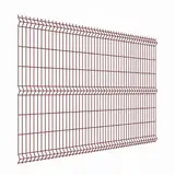 3Д забор Light 1030×2500 мм, пруток 3,5 мм, бордовый RAL 3011