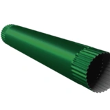 Труба соединительная D100х1250 RAL 6005 зеленый мох полимерное покрытие