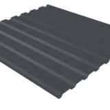 Профнастил С20 графит RAL 7024 0,3 мм