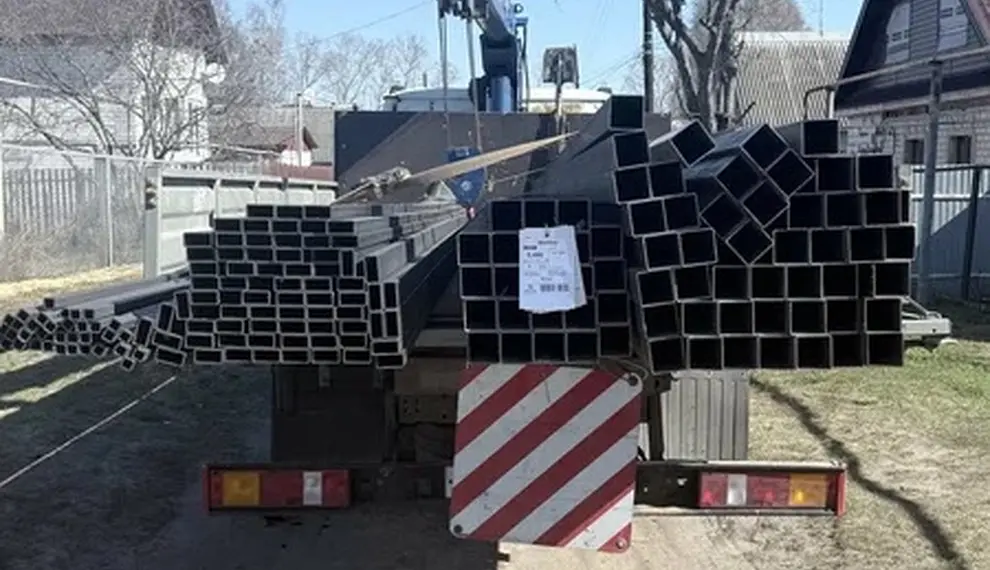 Профильная труба квадратная: доставка частному заказчику, апрель 2026
