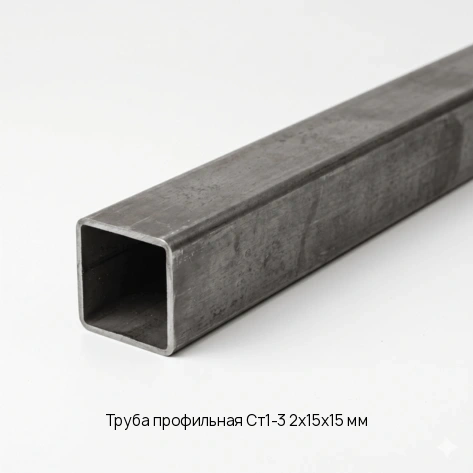 Труба профильная Ст1-3 2х15х15 мм