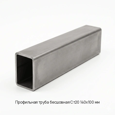Профильная труба бесшовная Ст20 140х100 мм