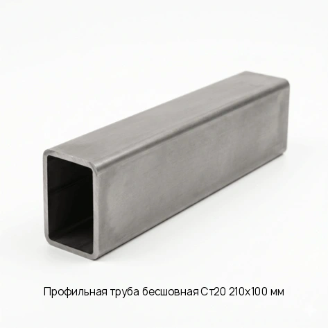 Профильная труба бесшовная Ст20 210х100 мм