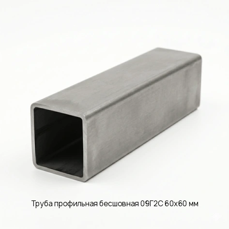 Труба профильная бесшовная 09Г2С 60х60 мм