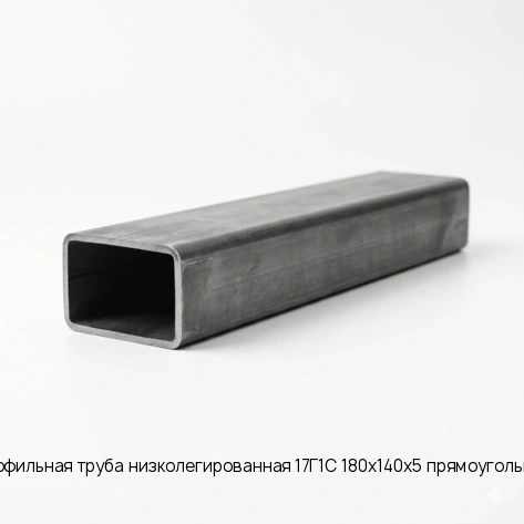 Профильная труба низколегированная 17Г1С 180х140х5 прямоугольная