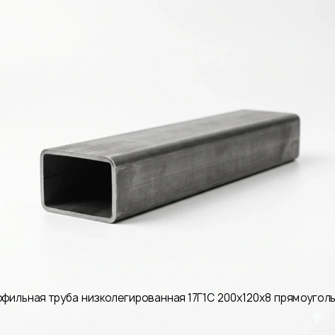 Профильная труба низколегированная 17Г1С 200х120х8 прямоугольная