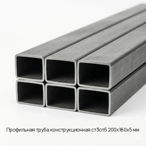 Профильная труба конструкционная ст3сп5 200х160х5 мм