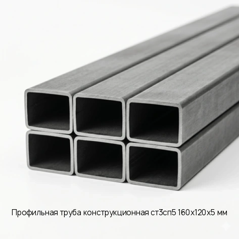 Профильная труба конструкционная ст3сп5 160х120х5 мм