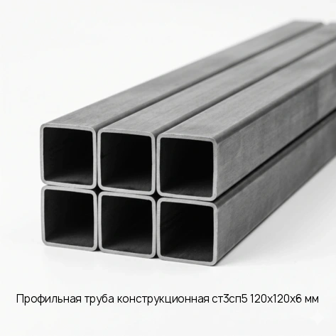 Профильная труба конструкционная ст3сп5 120х120х6 мм