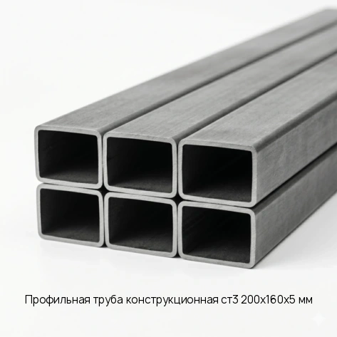 Профильная труба конструкционная ст3 200х160х5 мм