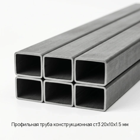 Профильная труба конструкционная ст3 20х10х1.5 мм