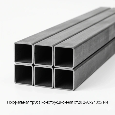 Профильная труба конструкционная ст20 240х240х5 мм