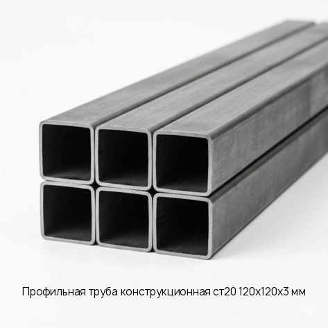 Профильная труба конструкционная ст20 120х120х3 мм