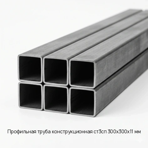 Профильная труба конструкционная ст3сп 300х300х11 мм