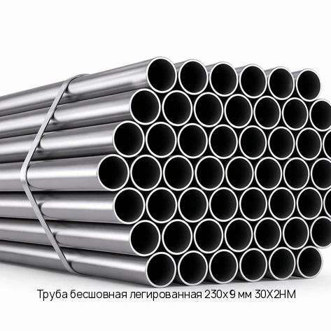 Труба бесшовная легированная 230х9 мм 30Х2НМ