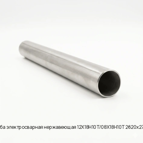 Труба электросварная нержавеющая 12Х18Н10Т/08Х18Н10Т 2620х27 мм