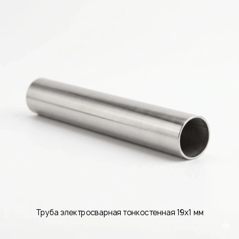 Труба электросварная тонкостенная 19х1 мм