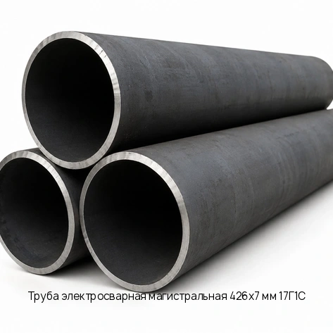 Труба электросварная магистральная 426х7 мм 17Г1С