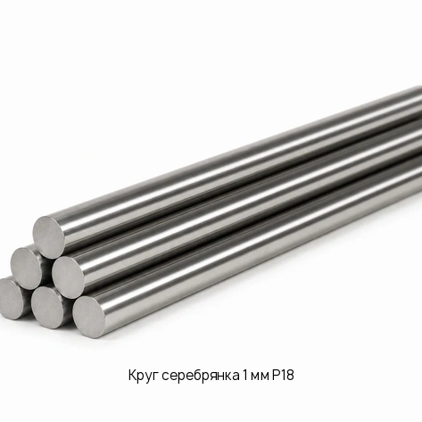 Круг серебрянка 1 мм Р18