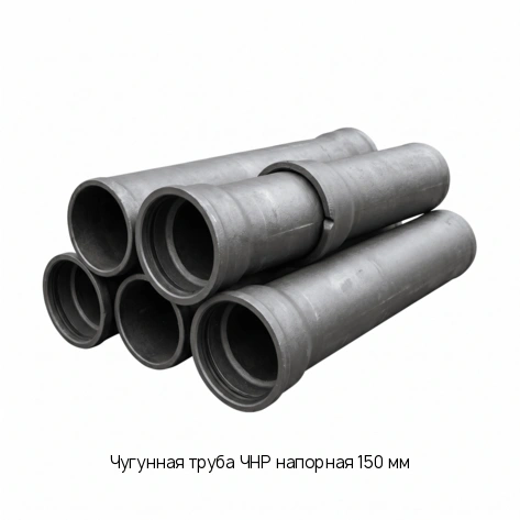 Чугунная труба ЧНР напорная 150 мм